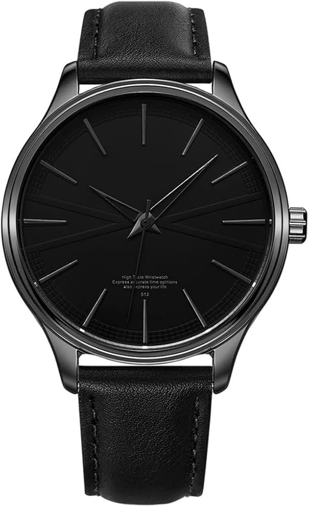 AGEN KGEN Mens Watches Ultra-Thin Minimalist Waterproof Fashion Simple Business Wrist Watch for Men Unisex Dress with Leat...