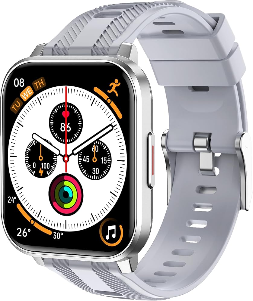 Brhgph Smart Watch with Ai Functions GPS Tracking for Android Phones and iPhone Compatible Bluetooth Call Message Alert He...